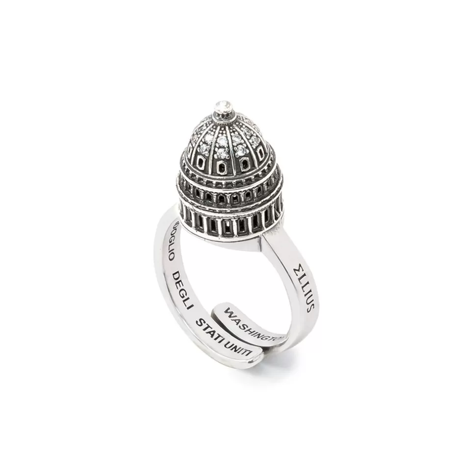 Donna Ellius Jewelry Anello Cupola Minimal Del Campidoglio | Washington