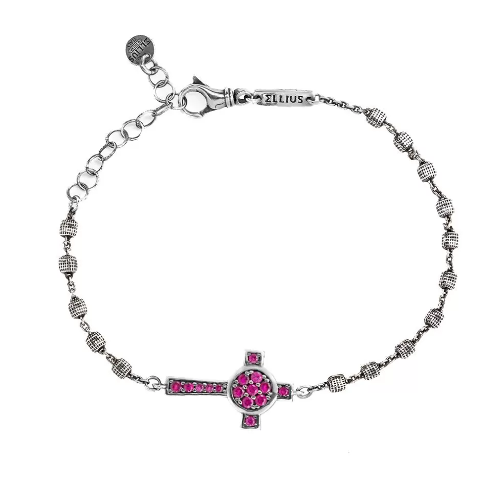 Donna Ellius Jewelry Bracciale Rosario Croce Nativita Con Pietre