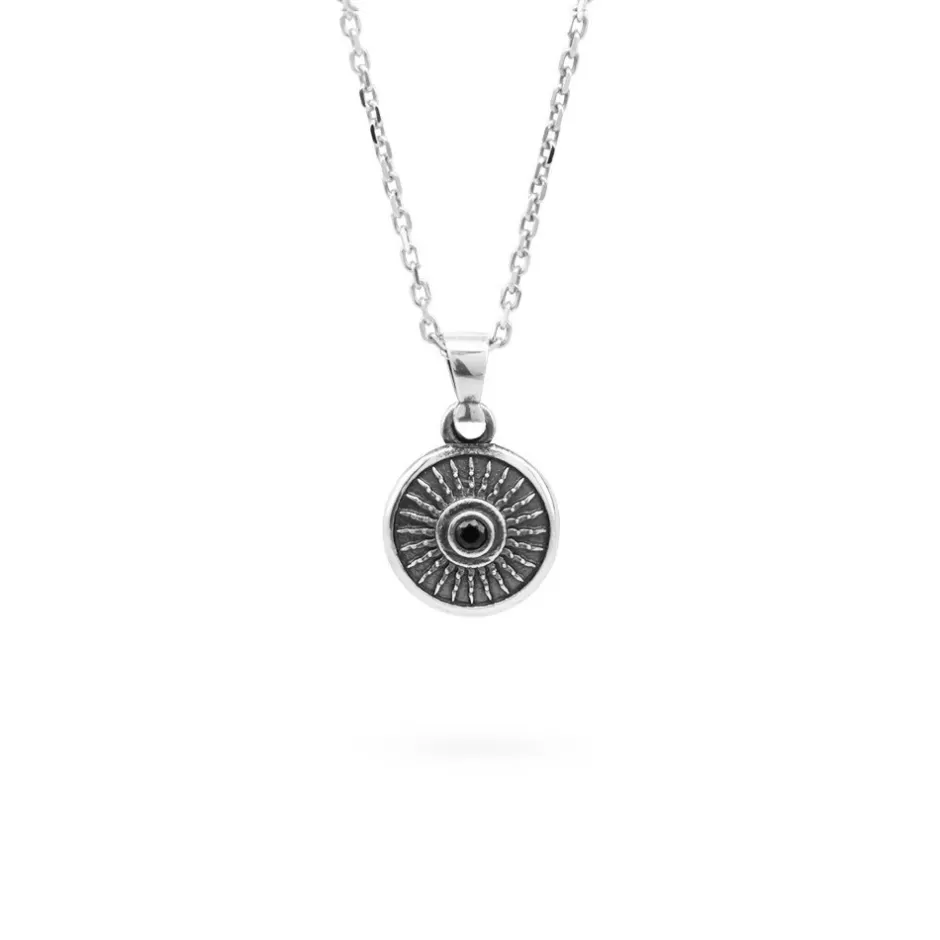 Donna Ellius Jewelry Collana Charm Scudo Pietra